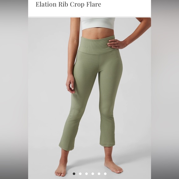 Athleta rib crop elation flare - Picture 7 of 11